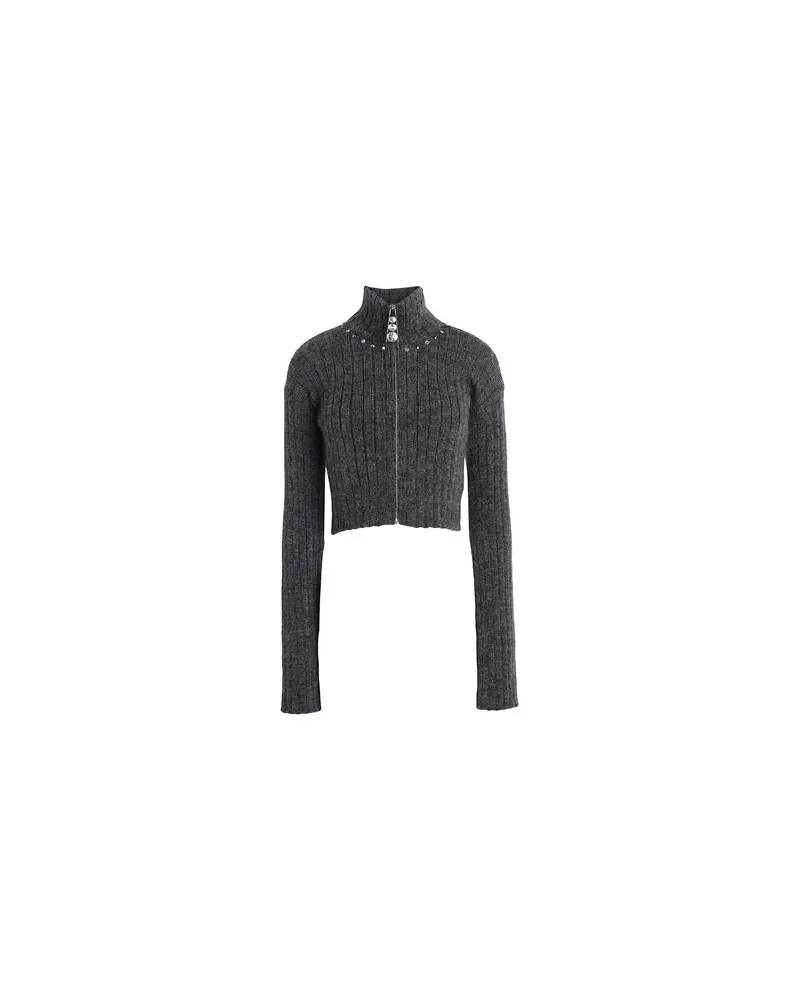 Alessandra Rich STRICKWAREN - Strickjackenauf YOOX.COM Grau