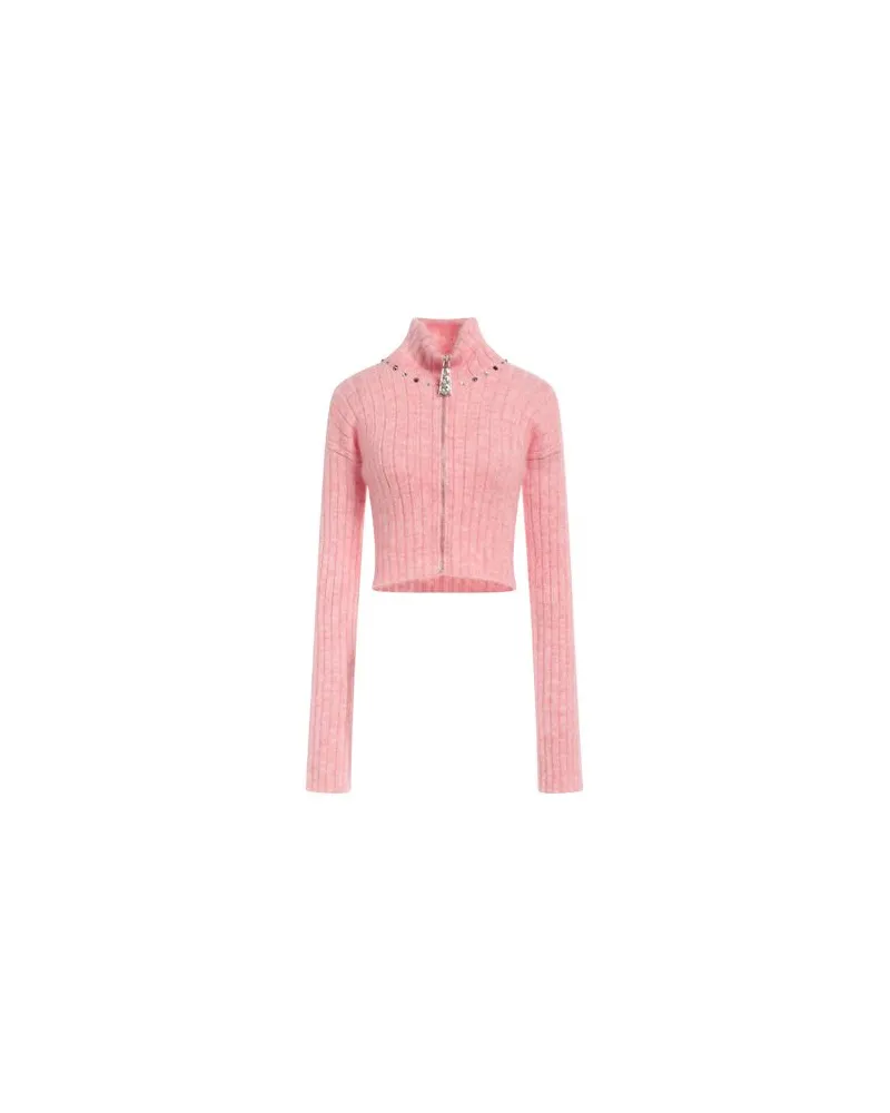 Alessandra Rich STRICKWAREN - Strickjackenauf YOOX.COM Rosa
