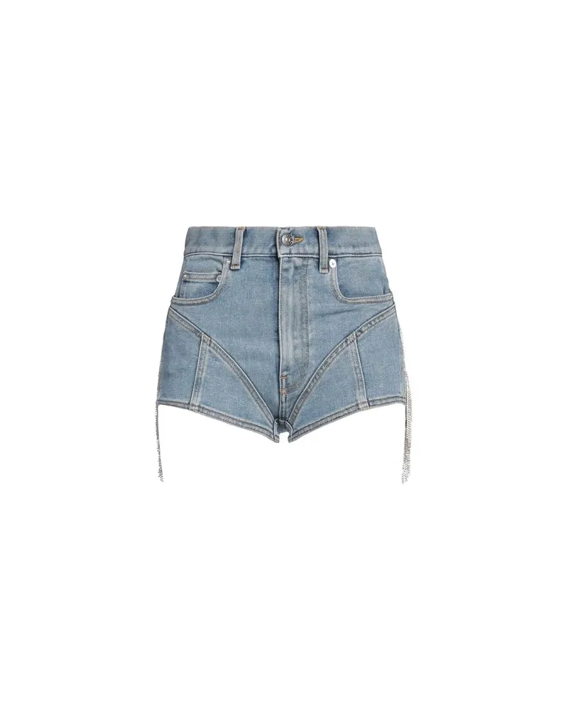 Thierry Mugler HOSEN & RÖCKE - Jeansshortsauf YOOX.COM Blau