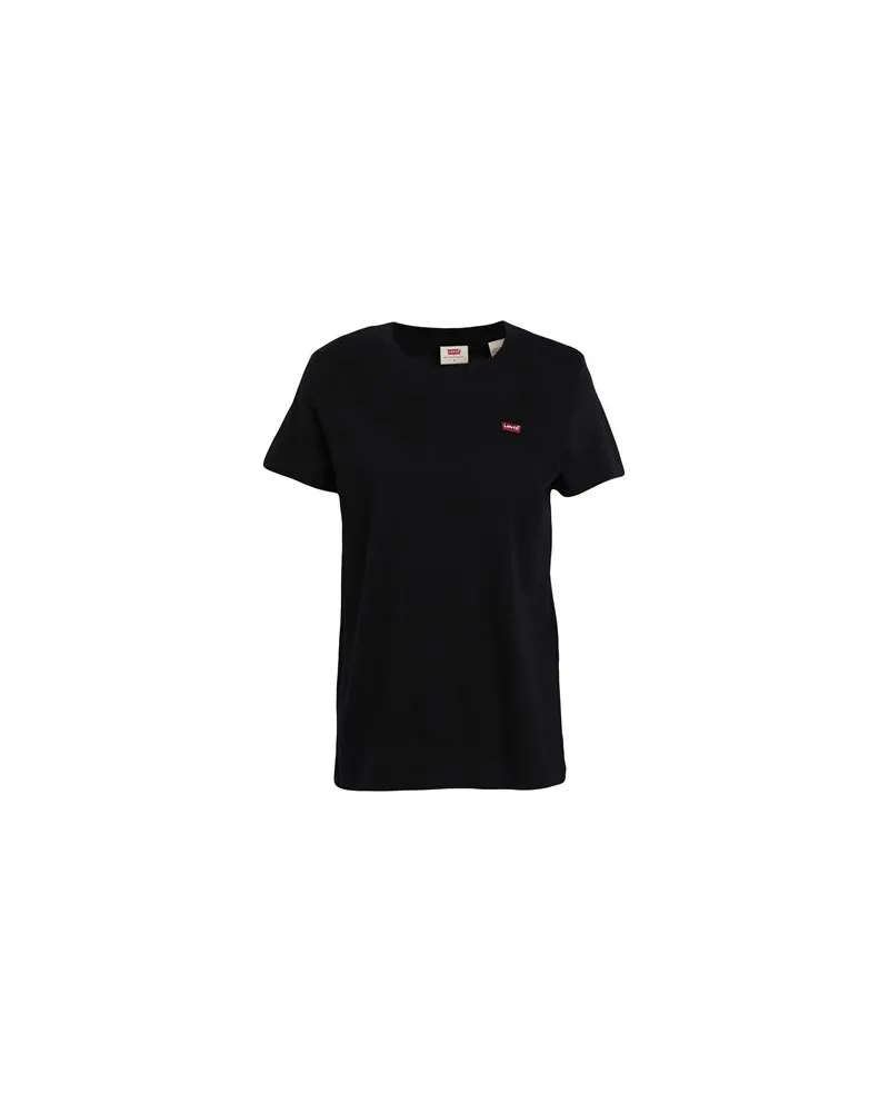 Levi's PERFECT TEE  - TOPS - T-shirtsauf YOOX.COM Schwarz