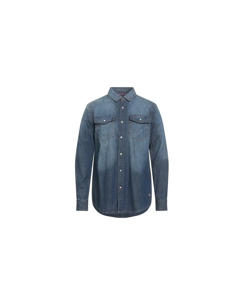 Scotch&Soda TOPS - Jeanshemdenauf YOOX.COM Blau