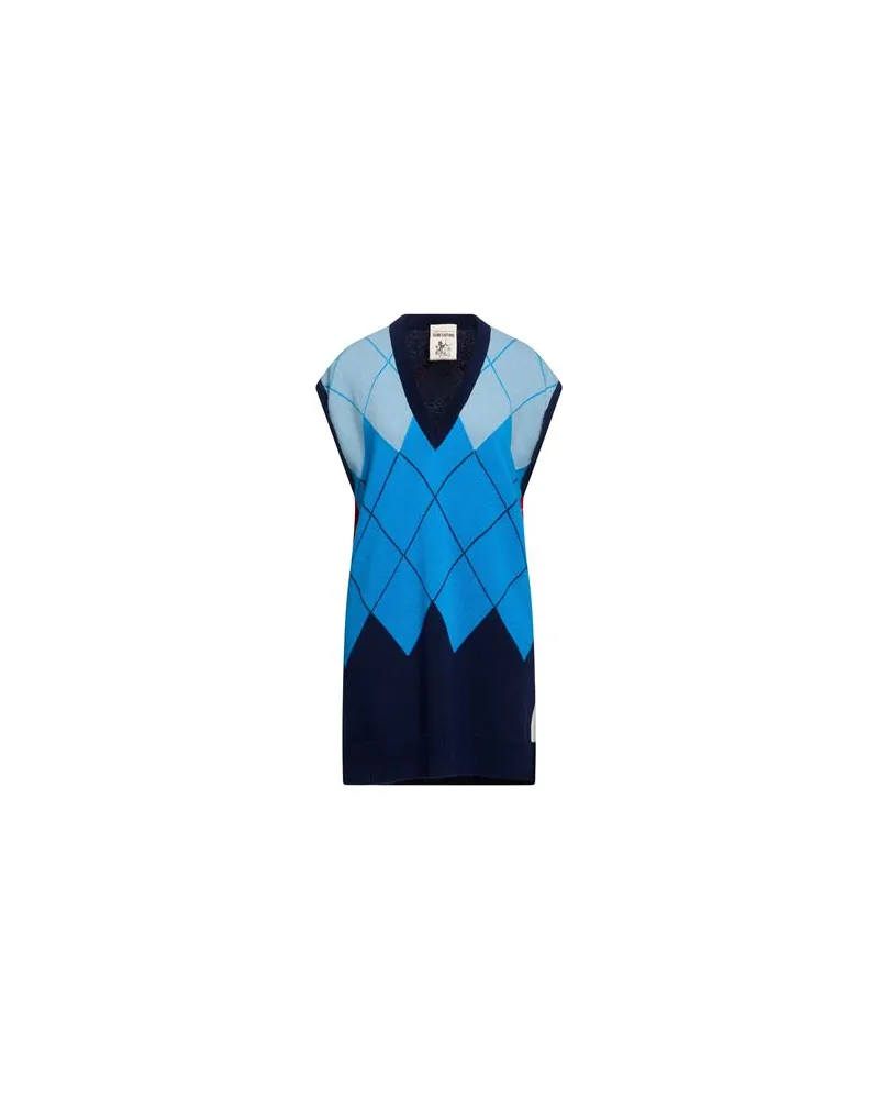 Semicouture KLEIDER - Mini-Kleiderauf YOOX.COM Azurblau