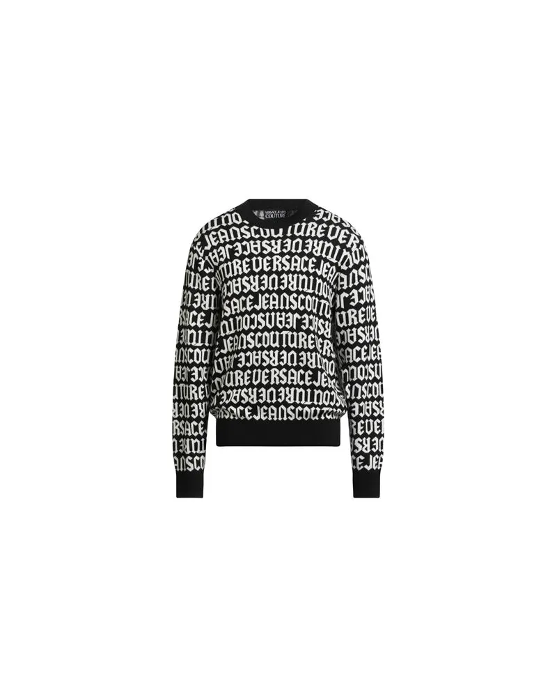 Versace Jeans STRICKWAREN - Pulloverauf YOOX.COM Schwarz