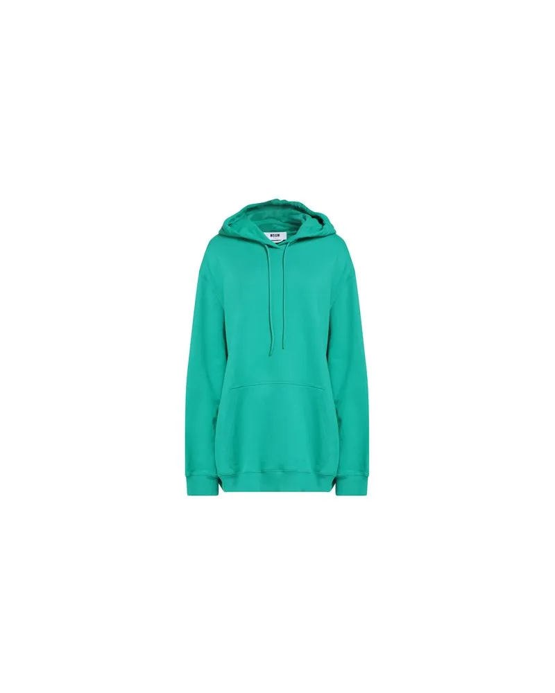 MSGM TOPS - Sweatshirtsauf YOOX.COM Smaragdgrün