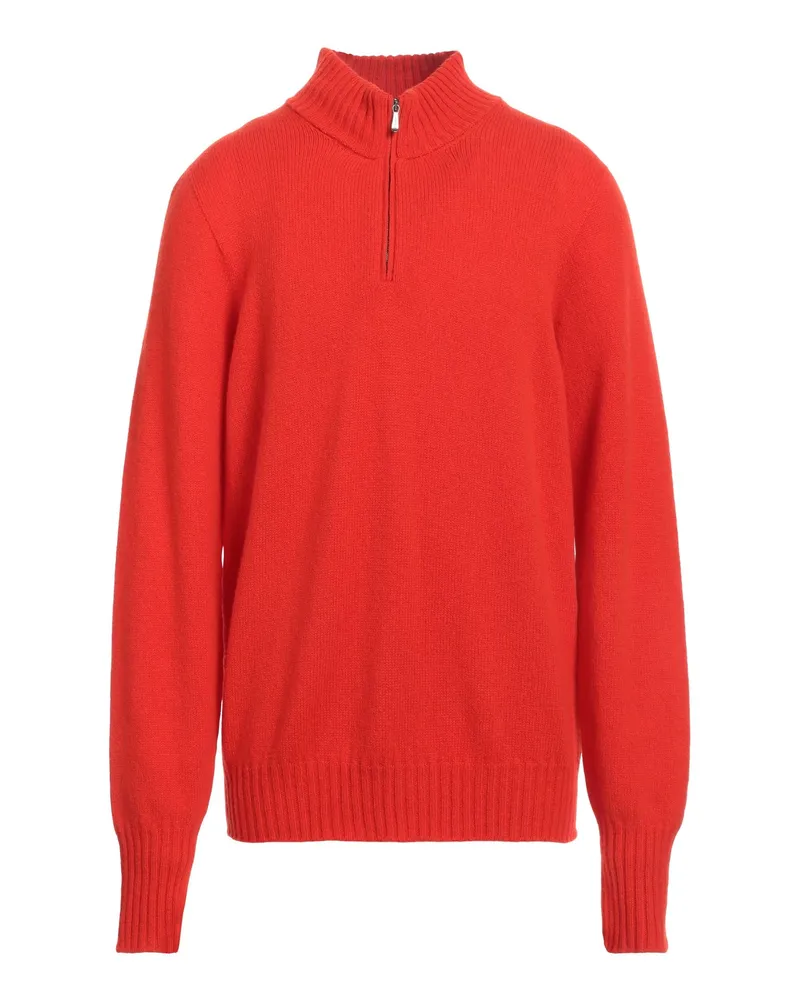 Drumohr  Rollkragenpullover Tomatenrot