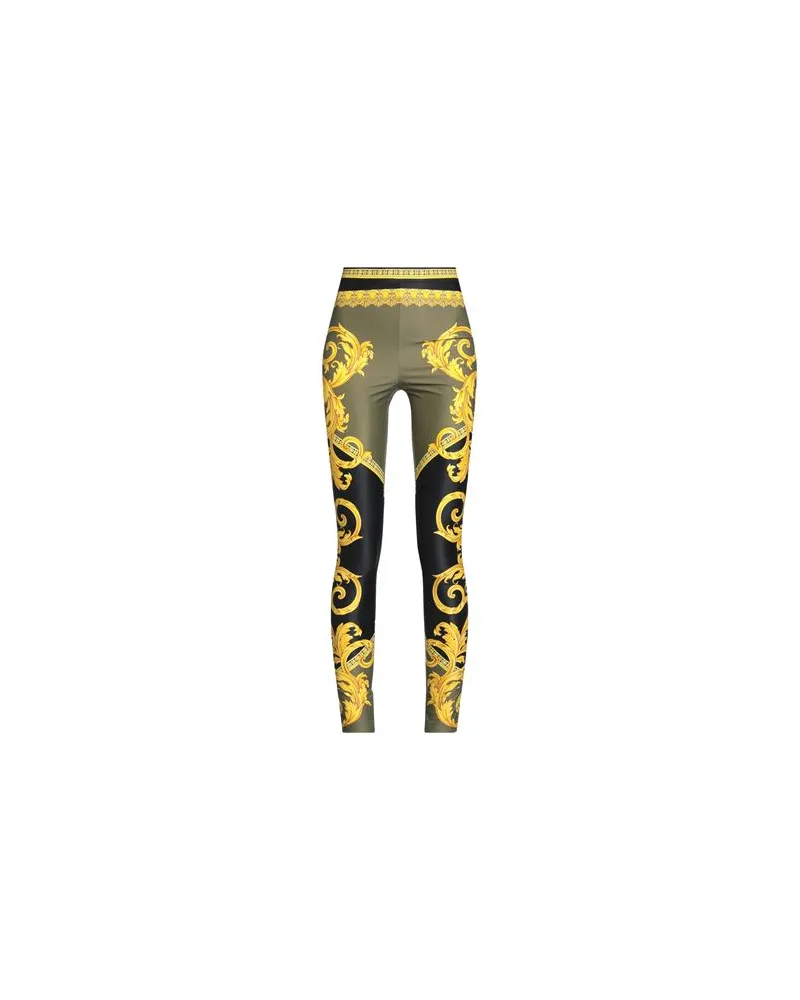 Versace HOSEN & RÖCKE - Leggingsauf YOOX.COM Militärgrün
