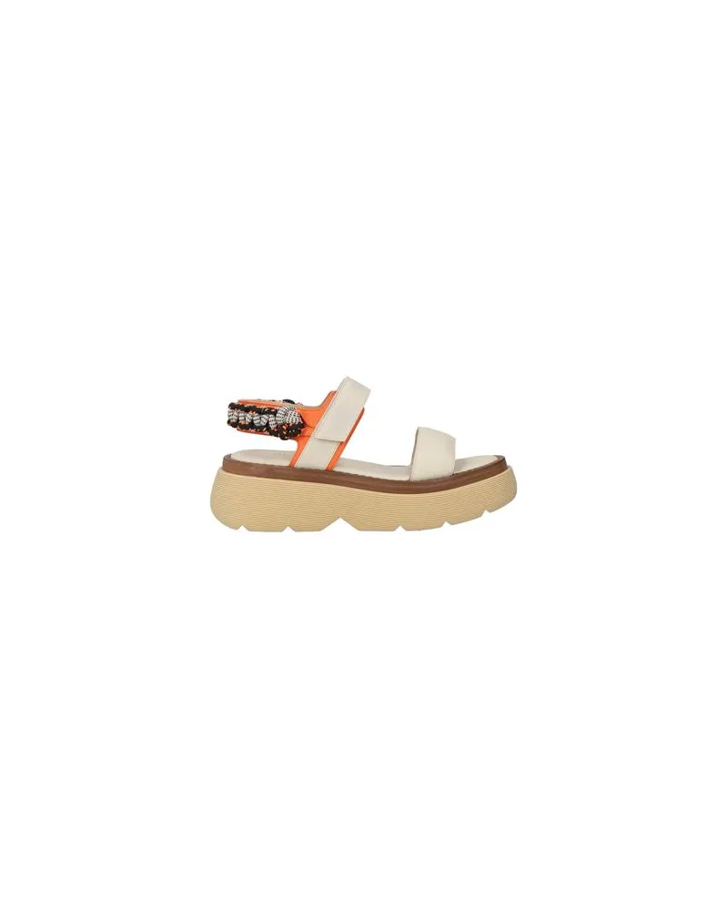 ALYSI SCHUHE - Sandalenauf YOOX.COM Cremeweiß