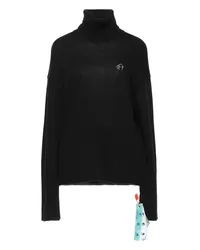 OFF-WHITE Rollkragenpullover Schwarz