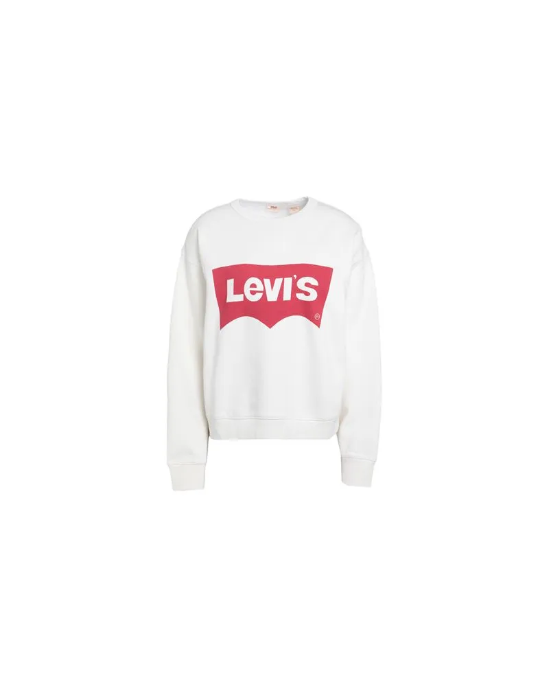 Levi's GRAPHIC SIGNATURE CREW WHITES  - TOPS - Sweatshirtsauf YOOX.COM Off