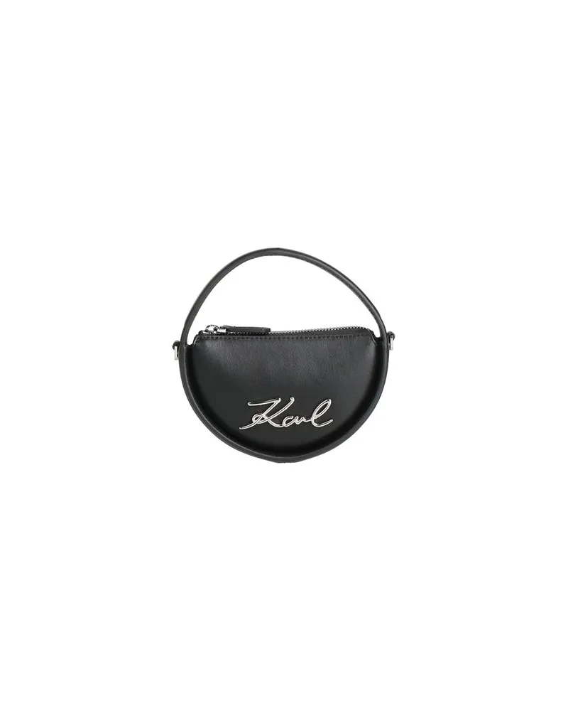 Karl Lagerfeld K/SIGNATURE NANO ROUND BAG - TASCHEN - Handtaschenauf YOOX.COM Schwarz