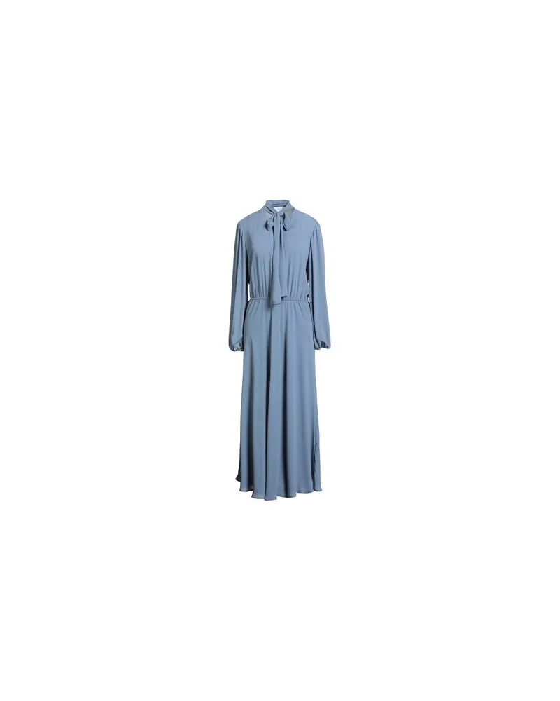 Soallure KLEIDER - Maxi-Kleiderauf YOOX.COM Taubenblau
