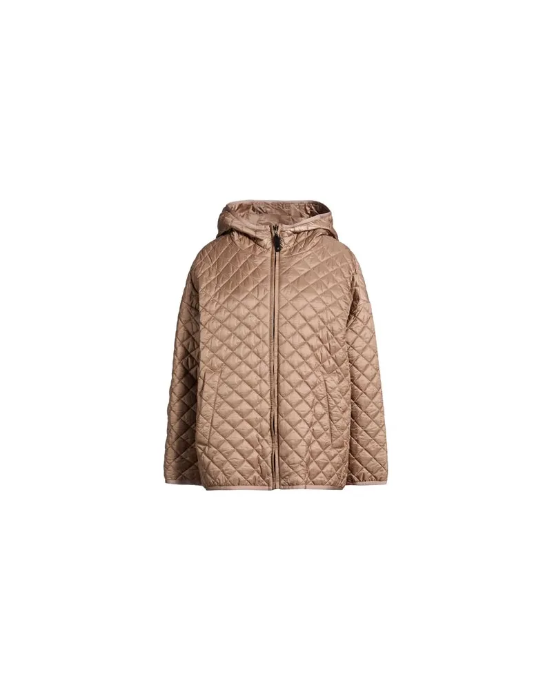 Max Mara JACKEN & MÄNTEL - Pufferjacken & Daunenjackenauf YOOX.COM Kamel