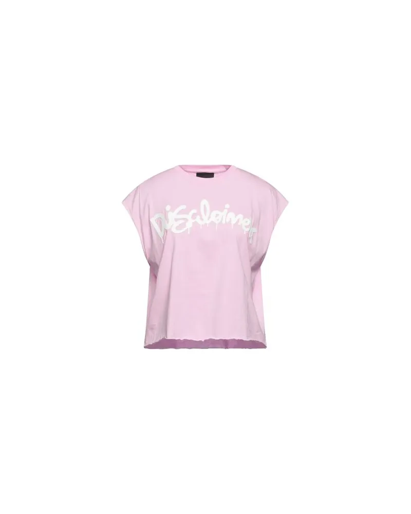 DISCLAIMER TOPS - T-shirtsauf YOOX.COM Rosa