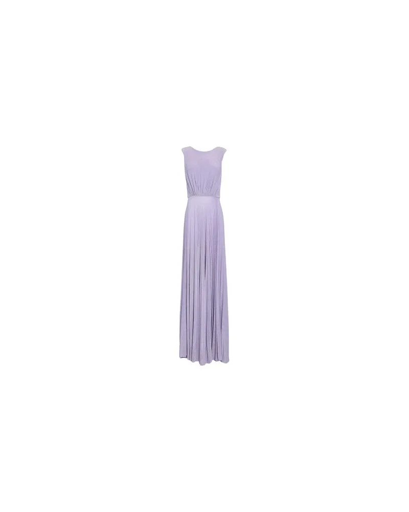 Elisabetta Franchi KLEIDER - Maxi-Kleiderauf YOOX.COM Lila