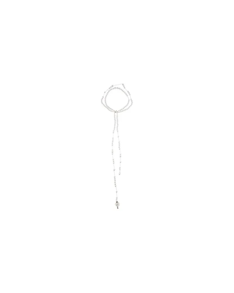 Vivienne Westwood BROKEN PEARL NECKLACE - SCHMUCK und UHREN - Halskettenauf YOOX.COM Silber