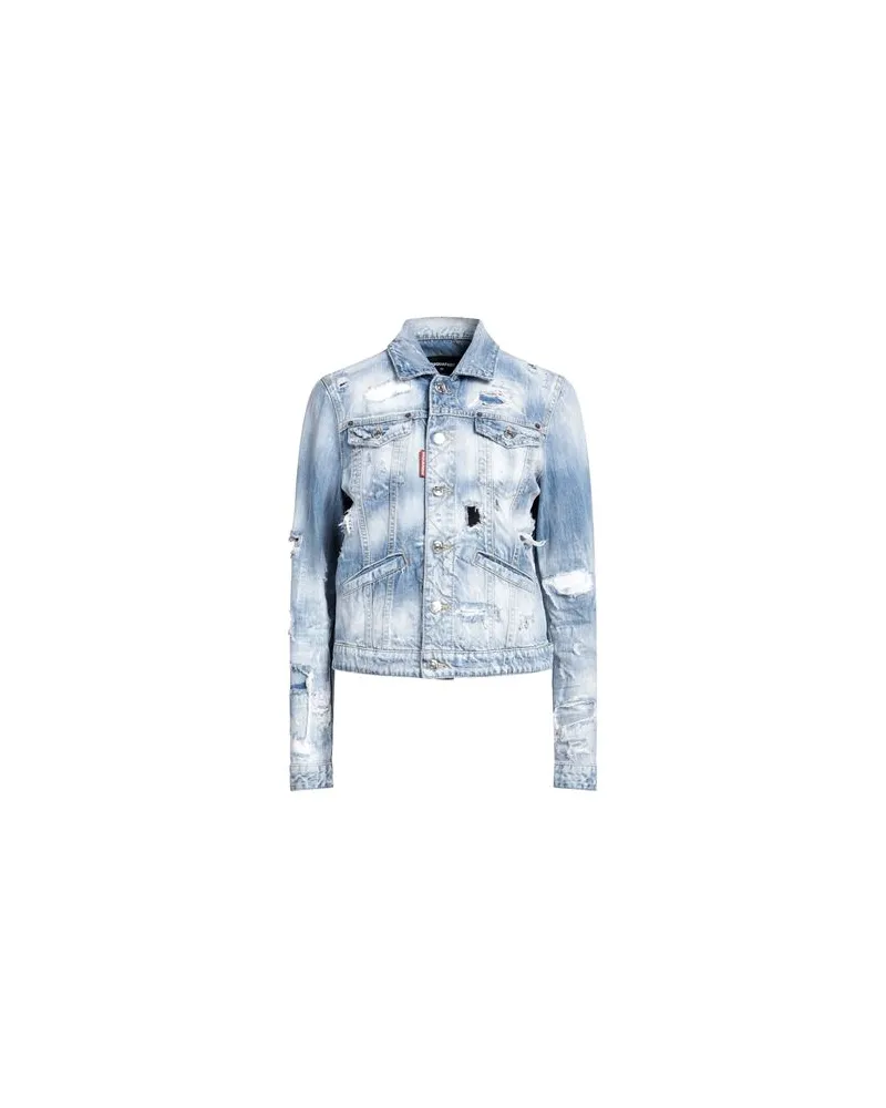 Dsquared2 JACKEN & MÄNTEL - Jeansjacken/Mäntelauf YOOX.COM Blau
