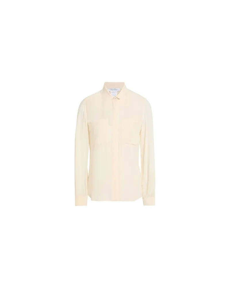 Max Mara TOPS - Hemdenauf YOOX.COM Cremeweiß