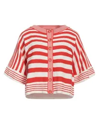 Elisabetta Franchi Strickjacke Tomatenrot