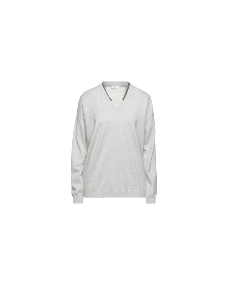 Brunello Cucinelli STRICKWAREN - Pulloverauf YOOX.COM Elfenbein