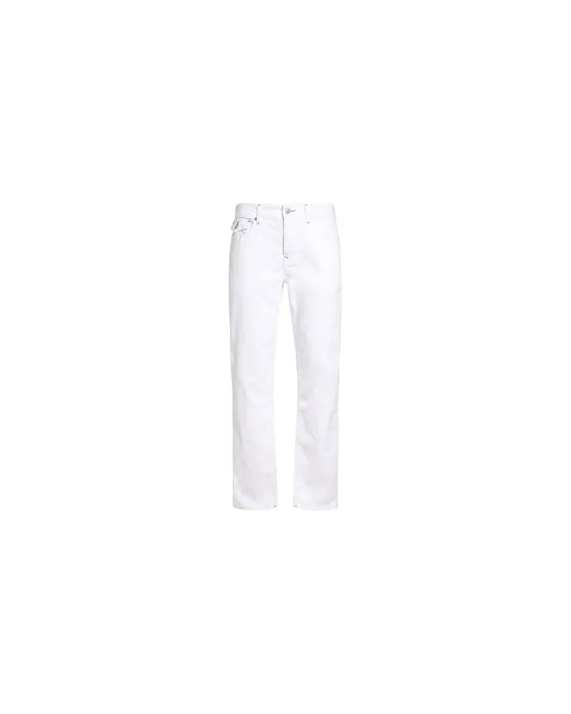 True Religion HOSEN & RÖCKE - Jeanshosenauf YOOX.COM Weiß