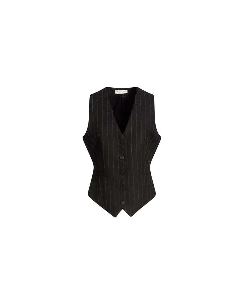 Manila Grace ANZÜGE und CO-ORDS - Couture-Westenauf YOOX.COM Schwarz