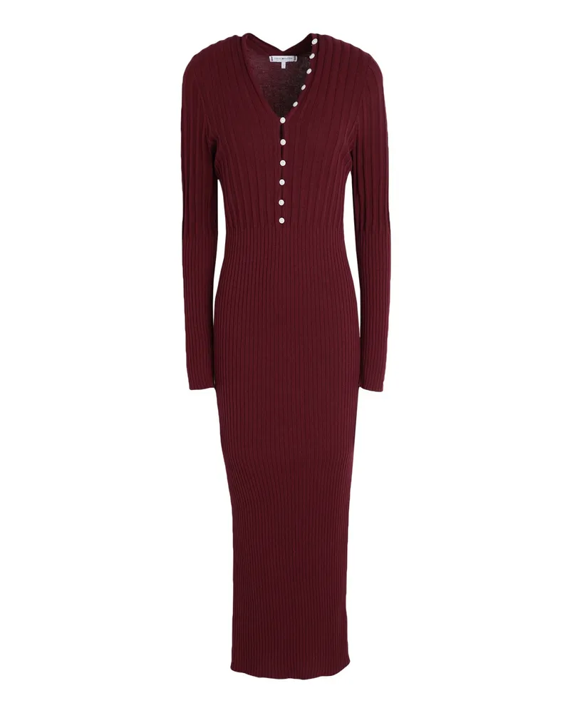 Tommy Hilfiger Midi-Kleid Bordeaux