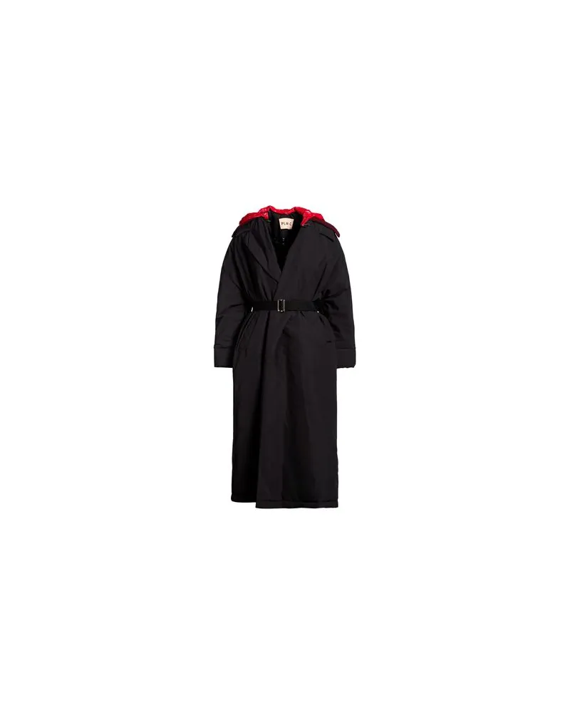 PLAN C JACKEN & MÄNTEL - Mäntelauf YOOX.COM Schwarz