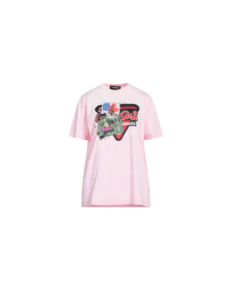 Dsquared2 TOPS - T-shirtsauf YOOX.COM Rosa