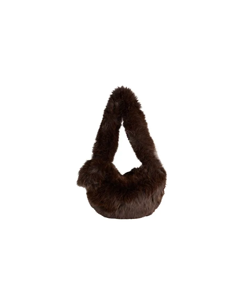 ALYSI CHOCOLAT - TASCHEN - Schultertaschenauf YOOX.COM Schokobraun