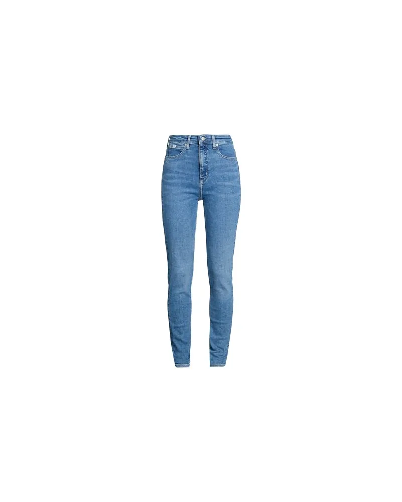 Calvin Klein HOSEN & RÖCKE - Jeanshosenauf YOOX.COM Blau