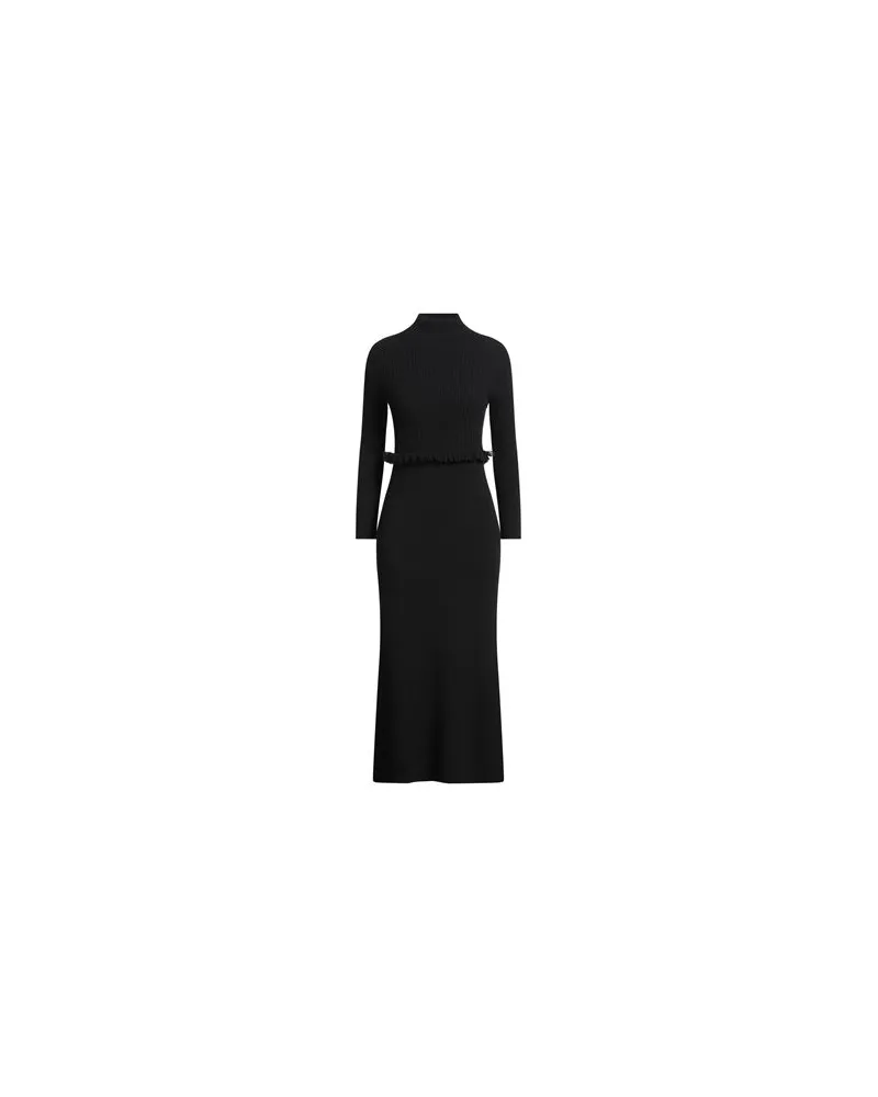 AGNONA KLEIDER - Midi-Kleiderauf YOOX.COM Marineblau