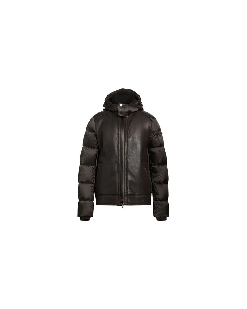 MOORER JACKEN & MÄNTEL - Pufferjacken & Daunenjackenauf YOOX.COM Dunkelbraun