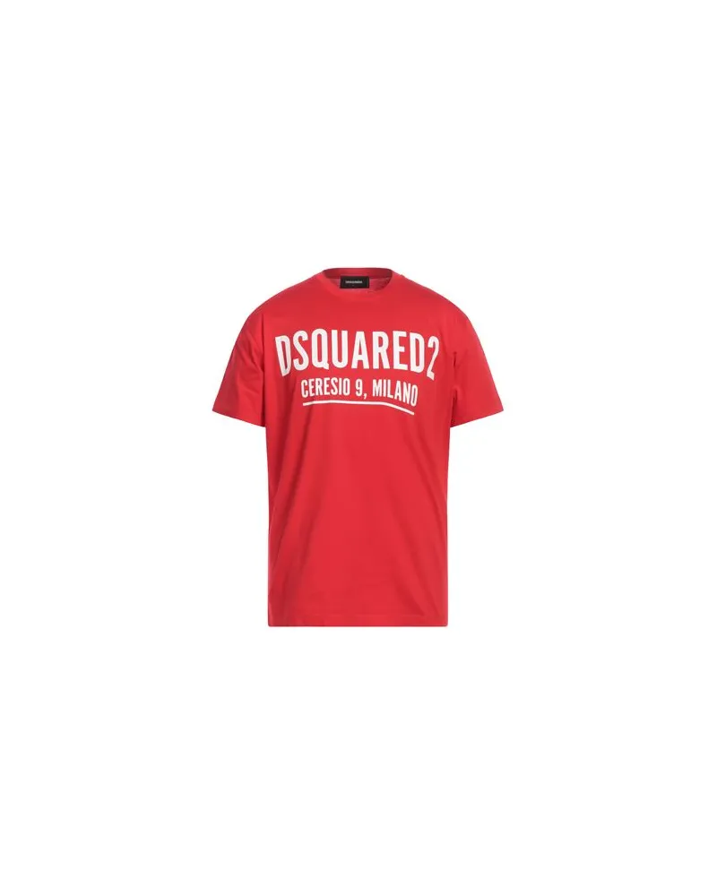 Dsquared2 TOPS - T-shirtsauf YOOX.COM Tomatenrot