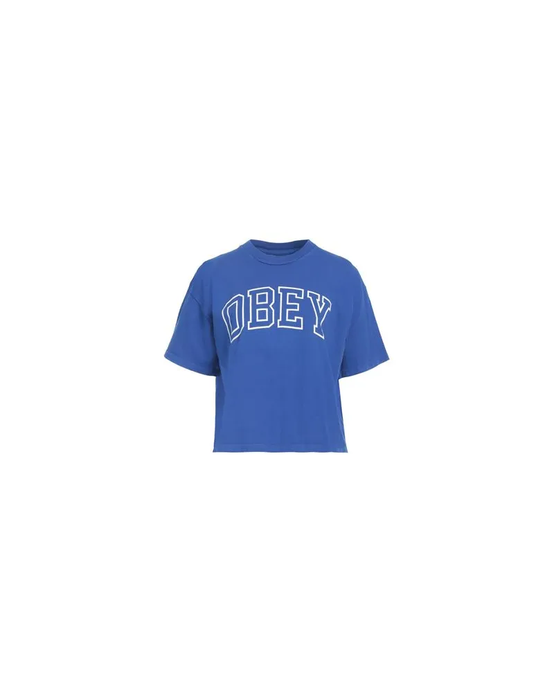 Obey TOPS - T-shirtsauf YOOX.COM Hellblau