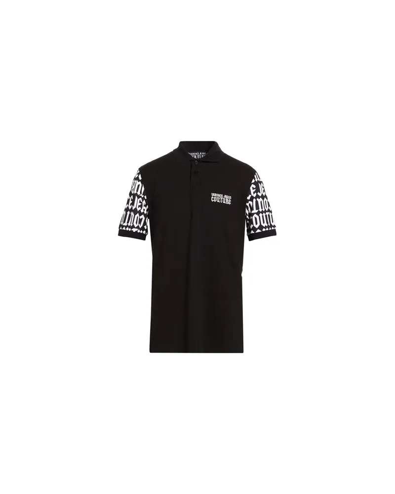 Versace Jeans TOPS - Poloshirtsauf YOOX.COM Schwarz