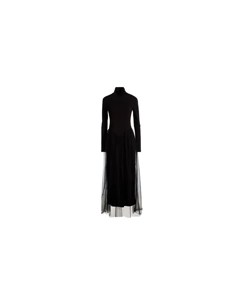 MEIMEIJ KLEIDER - Maxi-Kleiderauf YOOX.COM Schwarz