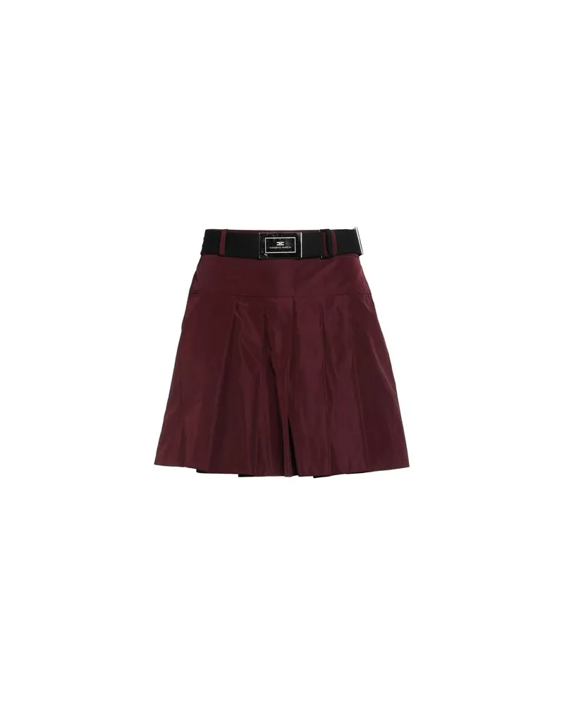 Elisabetta Franchi HOSEN & RÖCKE - Miniröckeauf YOOX.COM Bordeaux