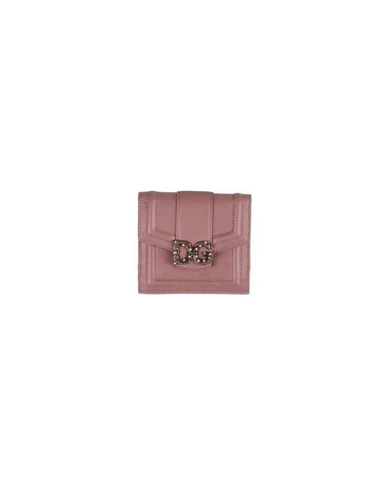 Dolce & Gabbana Kleinlederwaren - Brieftaschenauf YOOX.COM Antikrosa