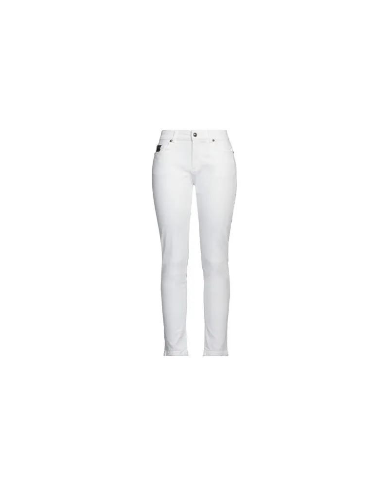 Versace Jeans HOSEN & RÖCKE - Jeanshosenauf YOOX.COM Weiß