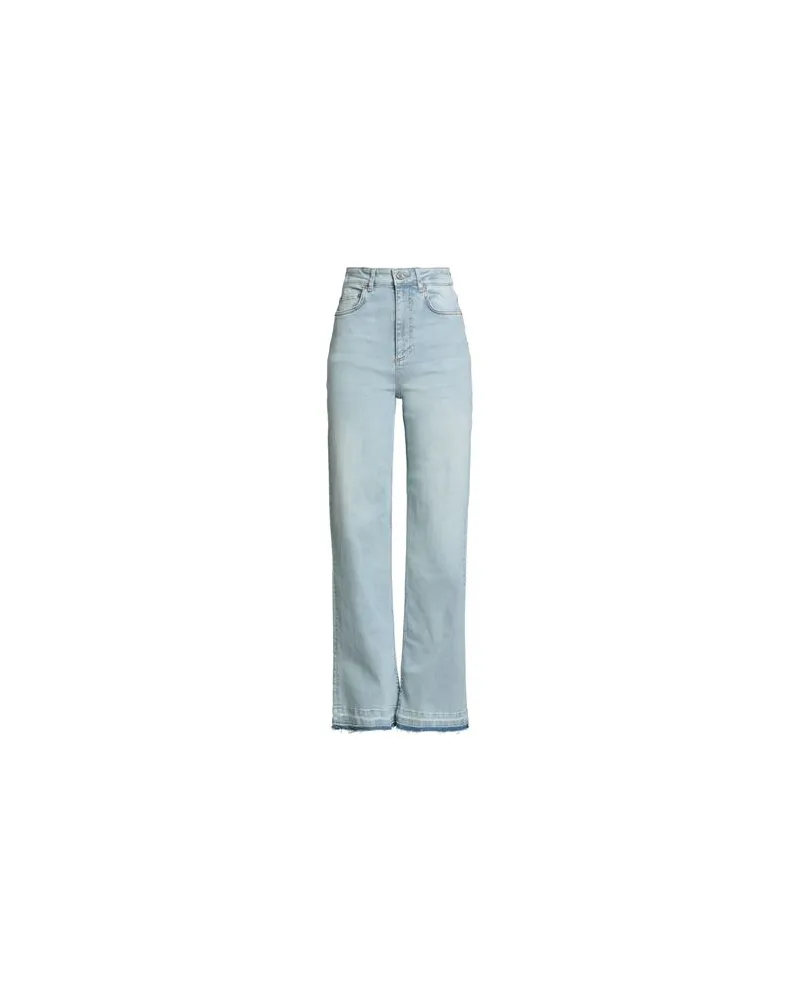 Ganni HOSEN & RÖCKE - Jeanshosenauf YOOX.COM Blau