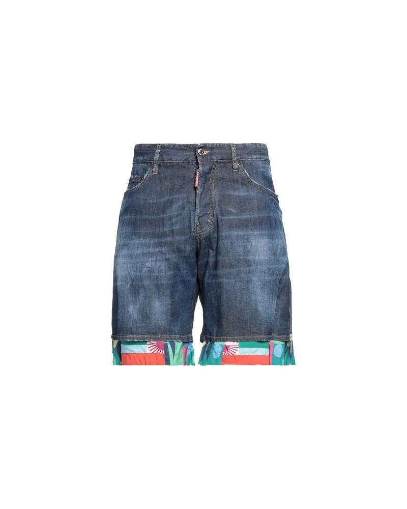 Dsquared2 HOSEN & RÖCKE - Jeansshortsauf YOOX.COM Blau
