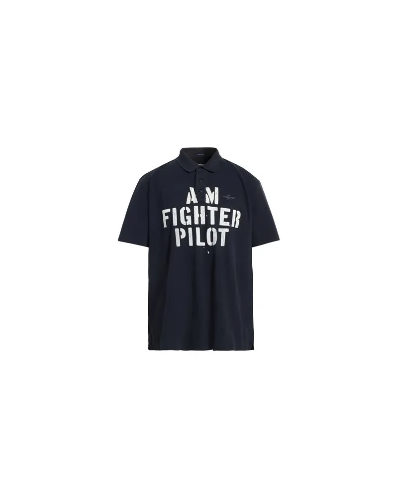 Aeronautica Militare TOPS - Poloshirtsauf YOOX.COM Nachtblau