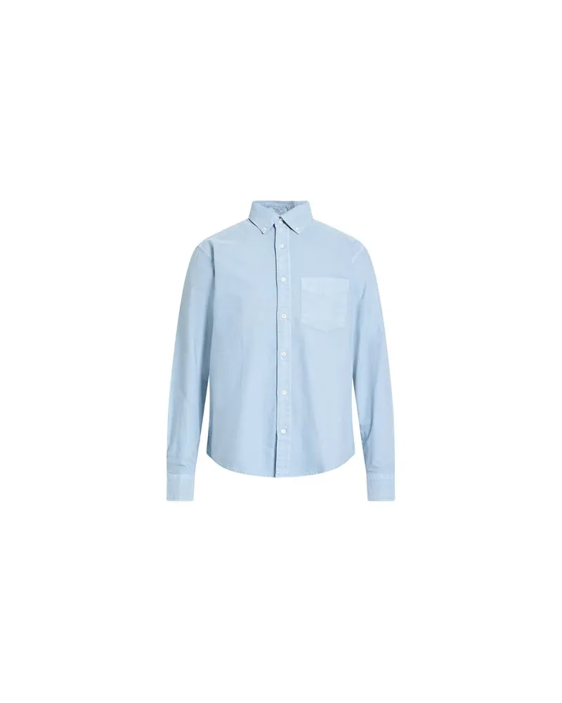 Gant TOPS - Hemdenauf YOOX.COM Taubenblau