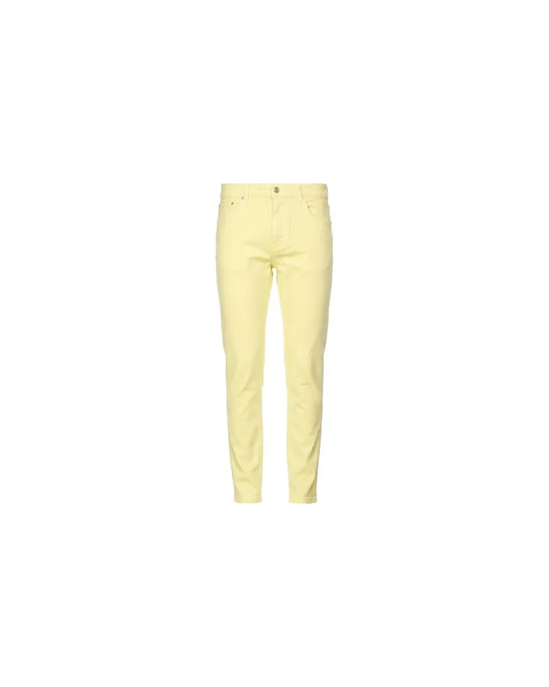 PT TORINO HOSEN & RÖCKE - Jeanshosenauf YOOX.COM Pastellgelb