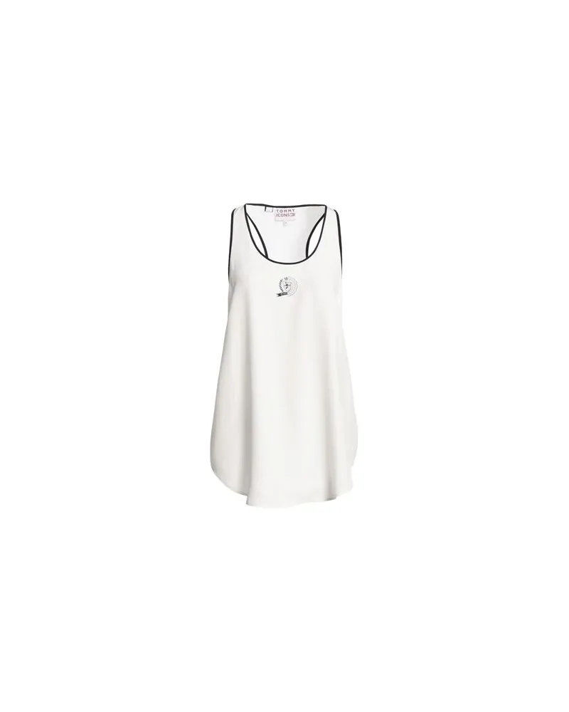Tommy Hilfiger TOMMY ICONS - TOPS - Tank Topsauf YOOX.COM Weiß