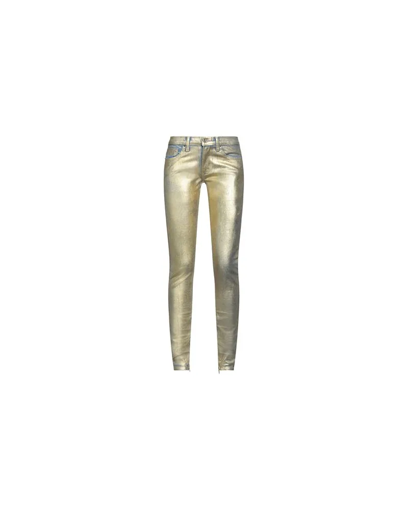 TRE by Natalie Ratabesi HOSEN & RÖCKE - Jeanshosenauf YOOX.COM Gold