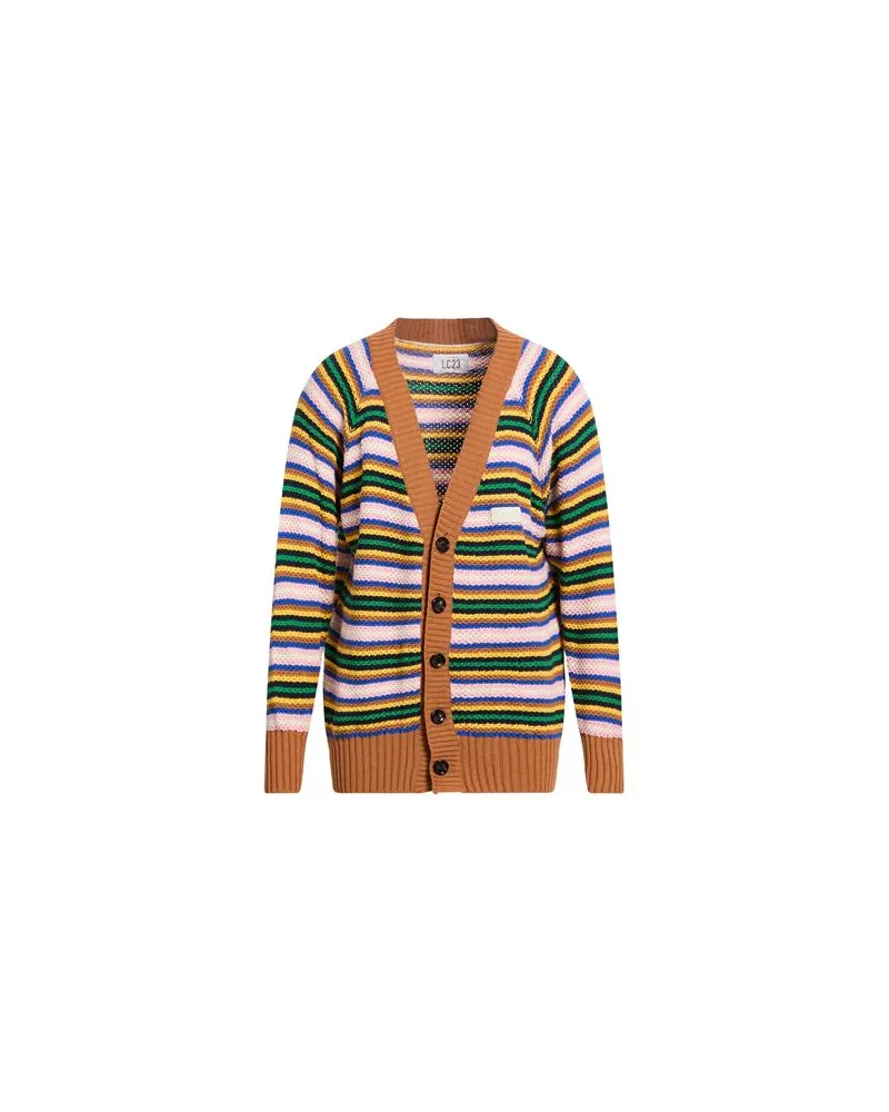 LC23 STRICKWAREN - Strickjackenauf YOOX.COM Lederfarben