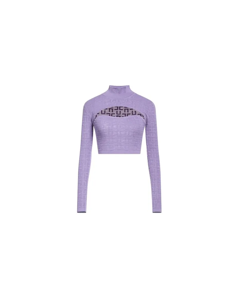 Elisabetta Franchi STRICKWAREN - Rollkragenpulloverauf YOOX.COM Lila