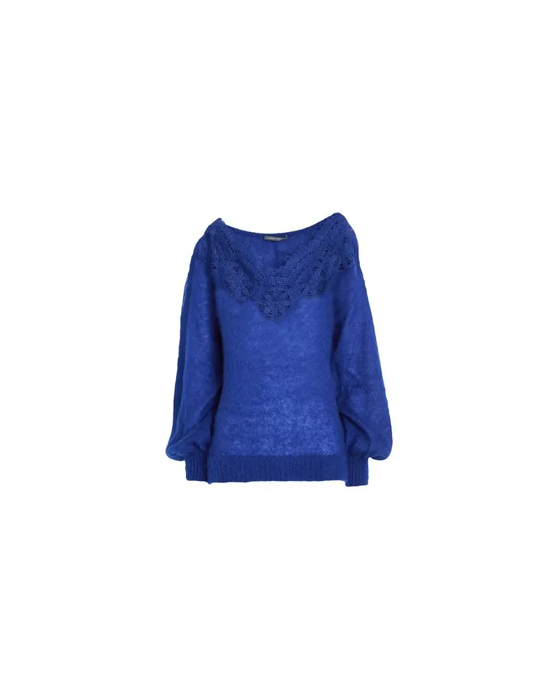 Alberta Ferretti STRICKWAREN - Pulloverauf YOOX.COM Blau