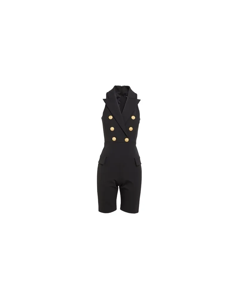 Balmain OVERALLS - Playsuitsauf YOOX.COM Schwarz